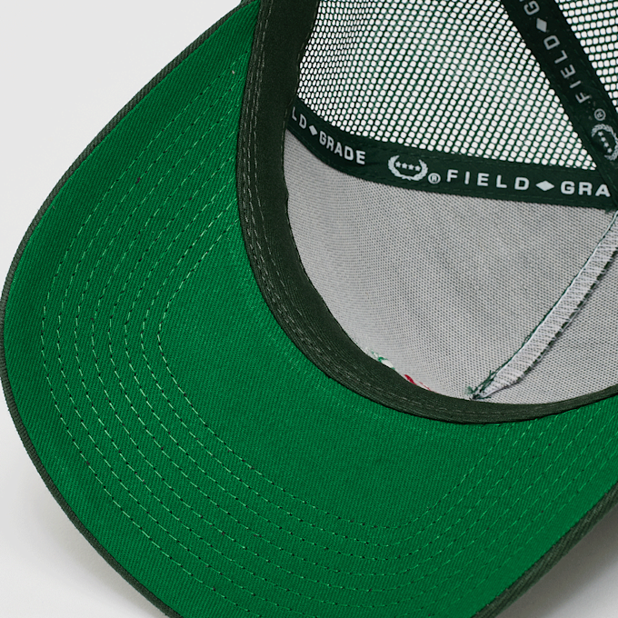 Field Grade Have A Nice Day Twill Mesh Trucker zelena 94066 3