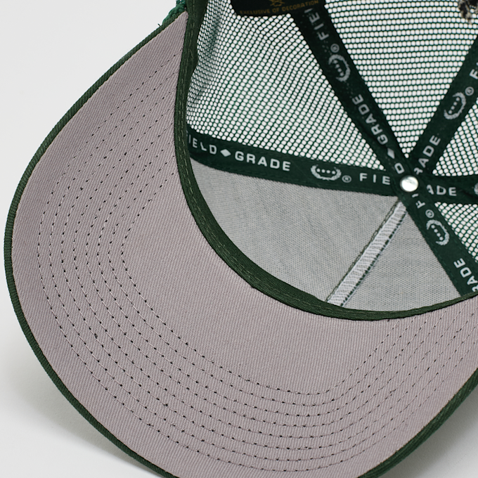 Field Grade Respectfully Twill Mesh Trucker vert 94063 3
