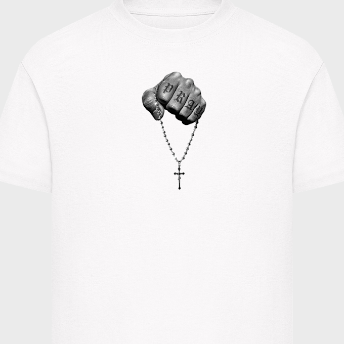 Mister Tee - Kids Kids Faith Meets Strength Tee weiß 94405 3