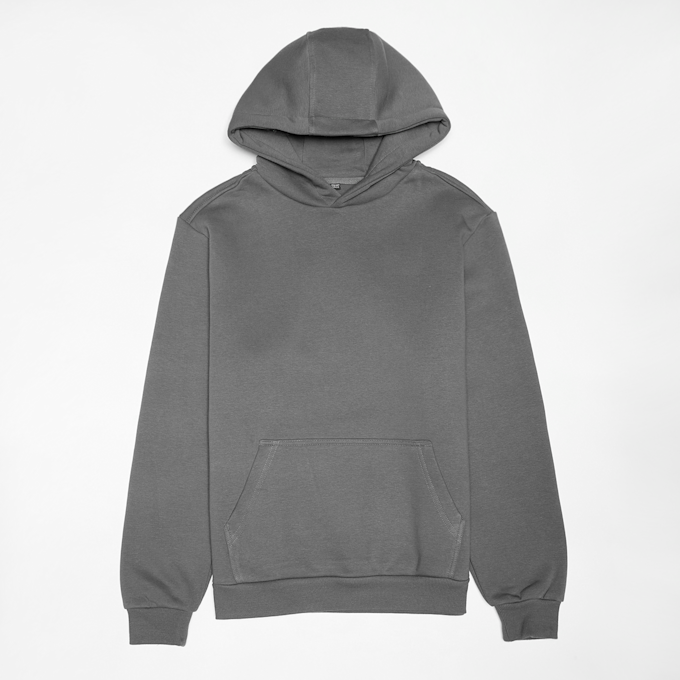 Urban Classics Kids Fluffy Hoody grau 95026 1