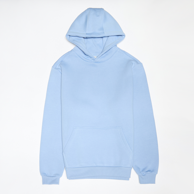 Urban Classics Kids Fluffy Hoody blau 95030 1