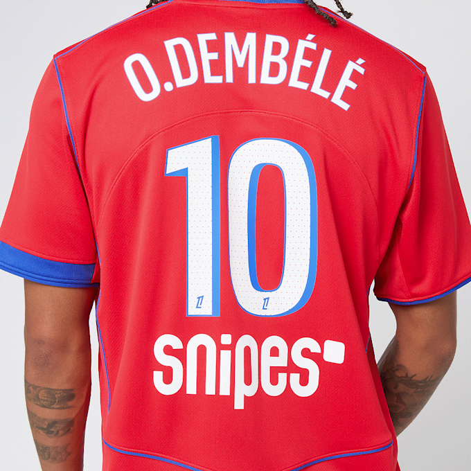 Nike Dembélé / No. 10 / PSG Nike Third Stadium 2025/26 rood 96702 6