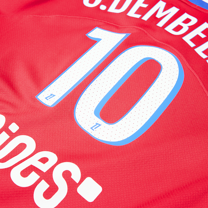 Nike Dembélé / No. 10 / PSG Nike Third Stadium 2025/26 rouge 96696 3