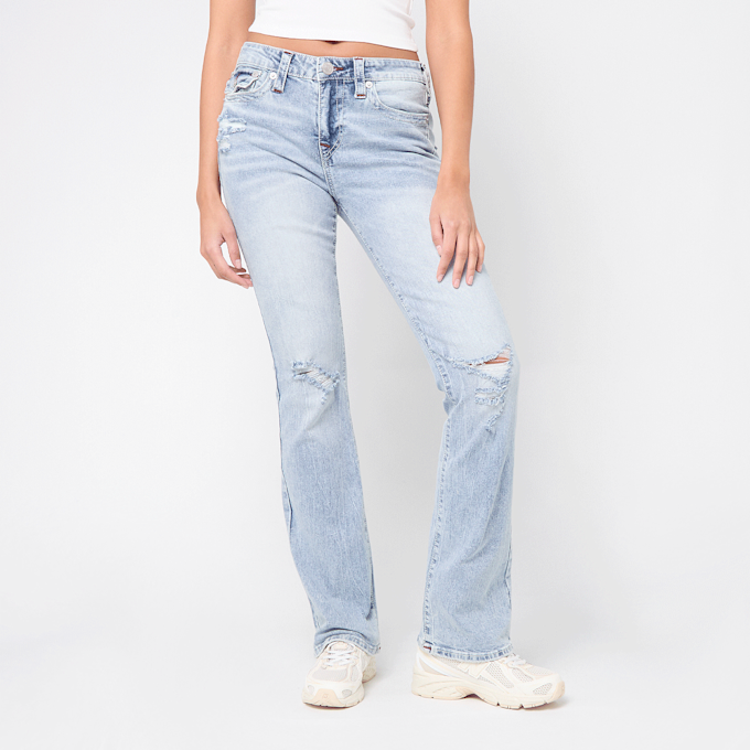 True Religion Becca Mid Rise Bootcut Flap bleu 98764 1