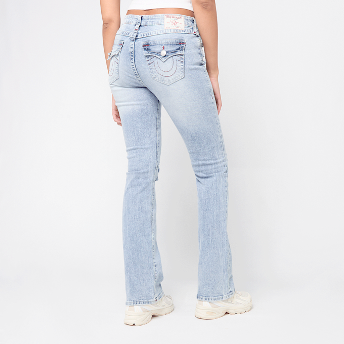 True Religion Becca Mid Rise Bootcut Flap bleu 98764 2