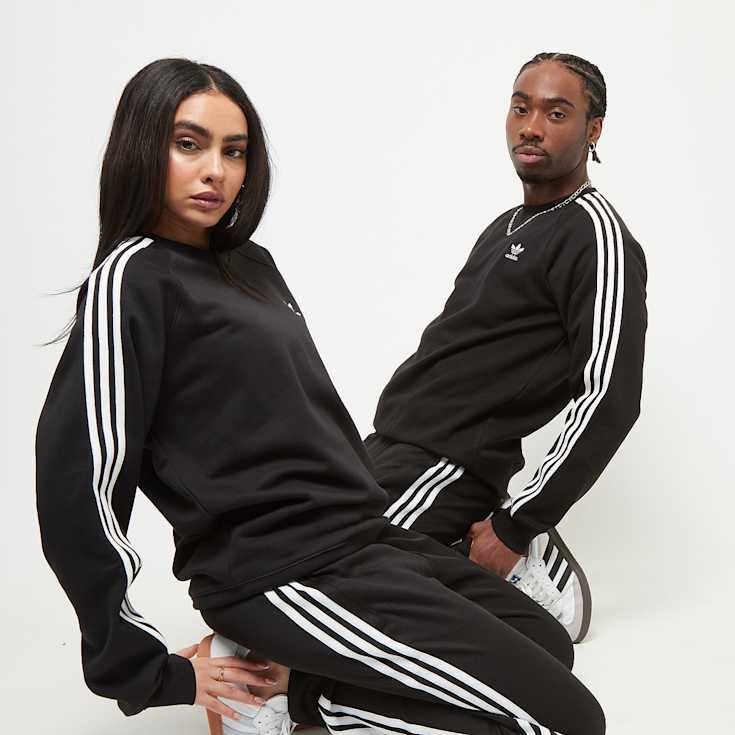 Adidas Adicolor Oversized Schwarzes Sweatshirt Adidas Adidas