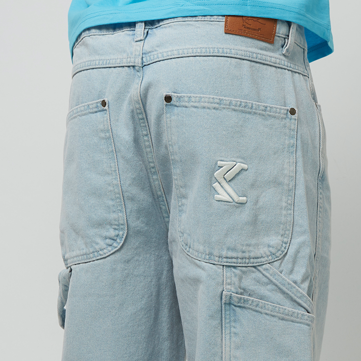 パンツ courreges Dirty Blue Baggy Jeans Courreges Women's Courrèges Dirty Blue Denim Baggy Pants in