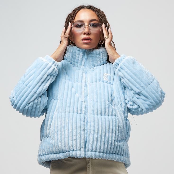 Karl Kani Samt Puffer Jacke Karl Kani CROPPED PUFFER Weste Light