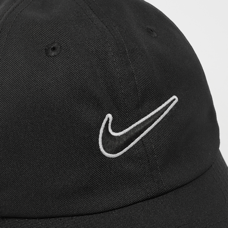Nike Club Unstructured Swoosh Cap schwarz (FB5369-010)