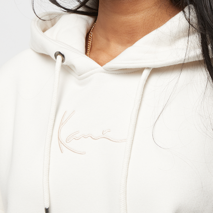 Karl Kani Small Signature Star Oversized Hoodie blanco (KW241-040-1)