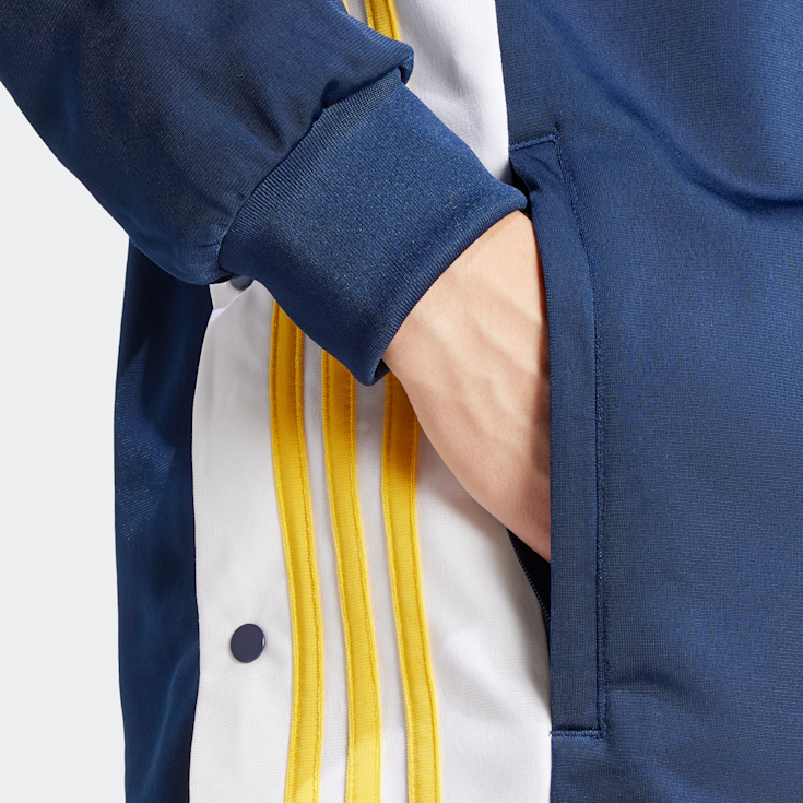 adidas Originals Felpa con Cappuccio adicolor Adibreak blu (IM8208)