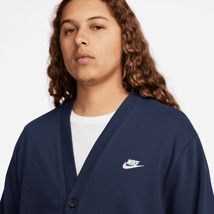 Nike Club Fleece Fairway Cardigan blau (FN3898-410) kaufen
