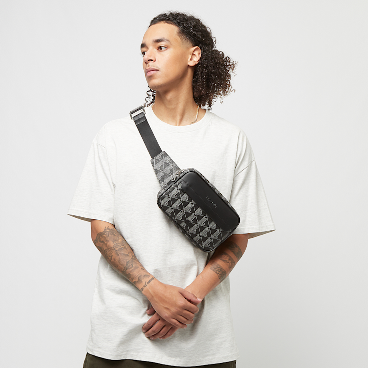 Sac Lacoste Fausse Sacoche Homme Lacoste Waist Bag The Blend Noir