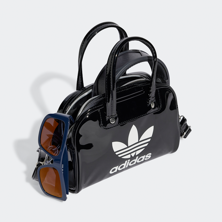 Bowling Bag Bolsa De Deporte Adidas De Piel Bolso Negro De Estilo