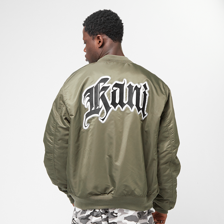 Karl Kani Kani Back Embroidery Bomberjacket verde (KM244-018-1)