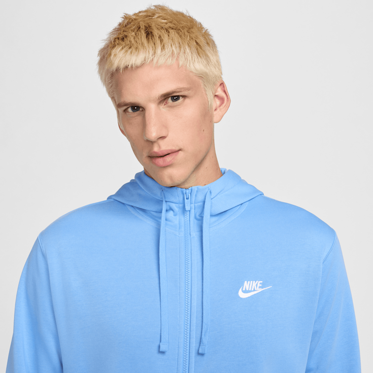 Nike Sportswear Club Full-Zip Hoodie blau (BV2648-412)