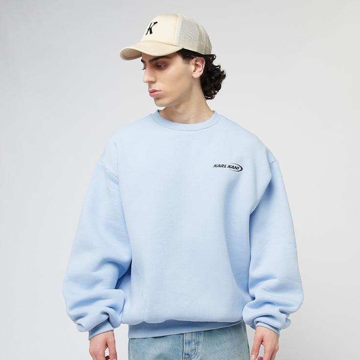 Karl Kani Woven Signature Resist Love Crew blu (KM251-022-1)