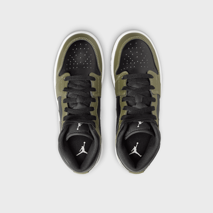 Jordan 1 nero e verde