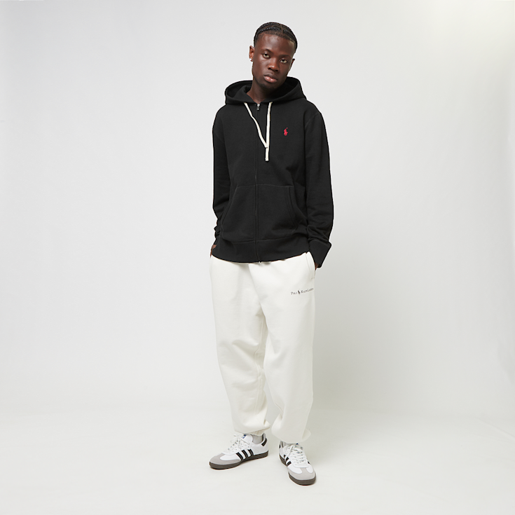 Polo Ralph Lauren Long Sleeve-Knit Fullzip Hoodie czarny