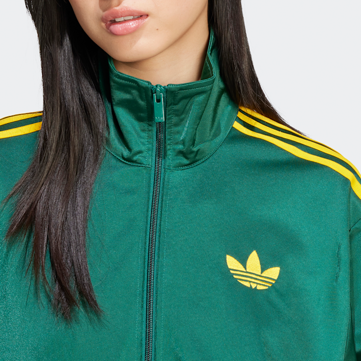 Jacke Damen Adidas Jacke Firebird GrÃ¼n Adidas Originals Adicolor
