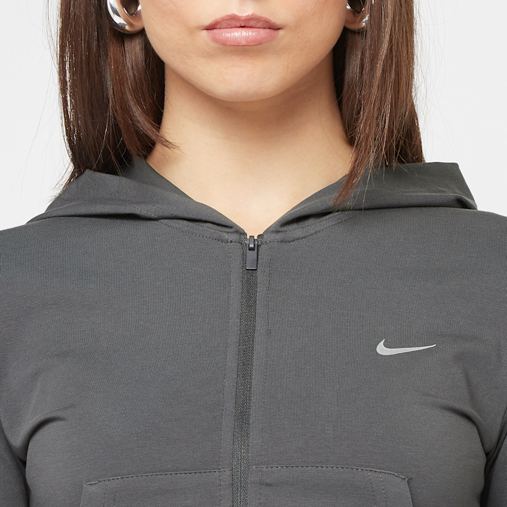Nike Sportswear Full-Zip Hooded Long-Sleeve Top szary (IB6440-060)
