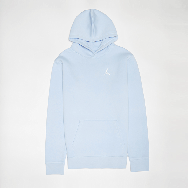 Light Blue Jordan Flight Hoodie Blau Jordan Brooklyn Essential