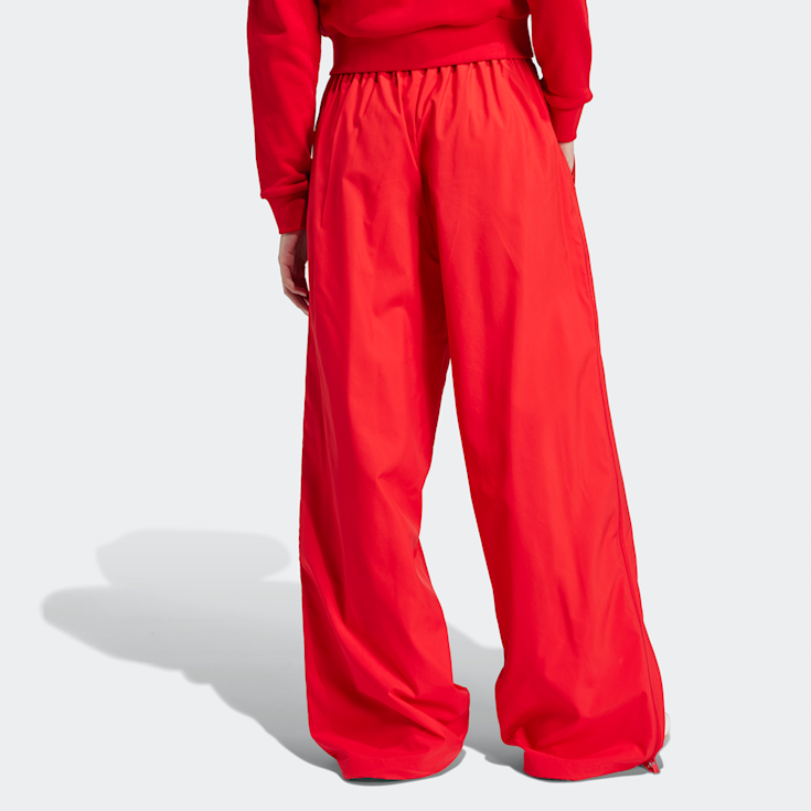 adidas Originals Pantalón Ancho Tejido Rayas rojo (JX9205)