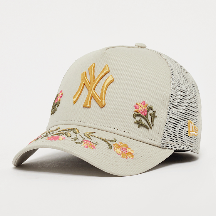 New Era A-Frame Trucker Floral Icon New York Yankees beige (60667540)