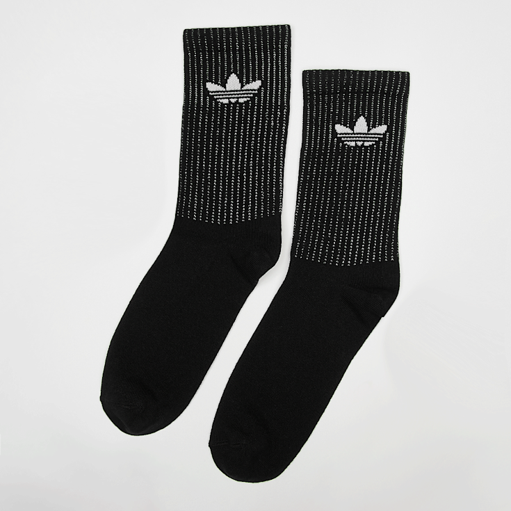 adidas Originals PACK adicolor Crew Socks Reflective schwarz