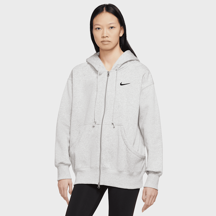 Nike Sportswear Phoenix Fleece Full-Zip Oversize Hoodie gris