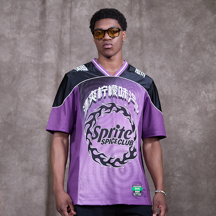 Sprite x SNIPES Ripple Football Jersey viola (SFM253-008-1)