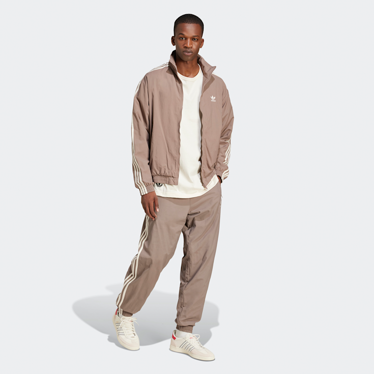 adidas Originals adicolor Woven Firebird Track Pants brązowy