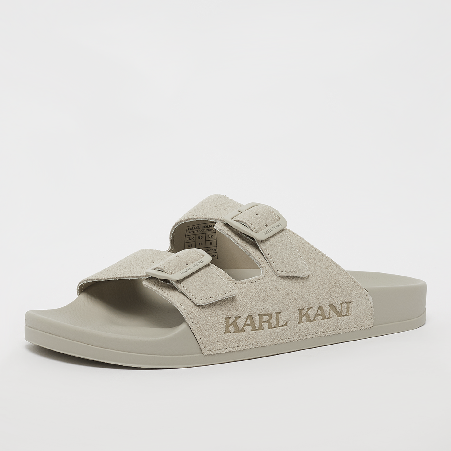 KARL KANI◆メンズ レザーサンダル Street Slide PRM [beige] KARL KANI◇メンズ レザーサンダル Street Slide PRM [beige