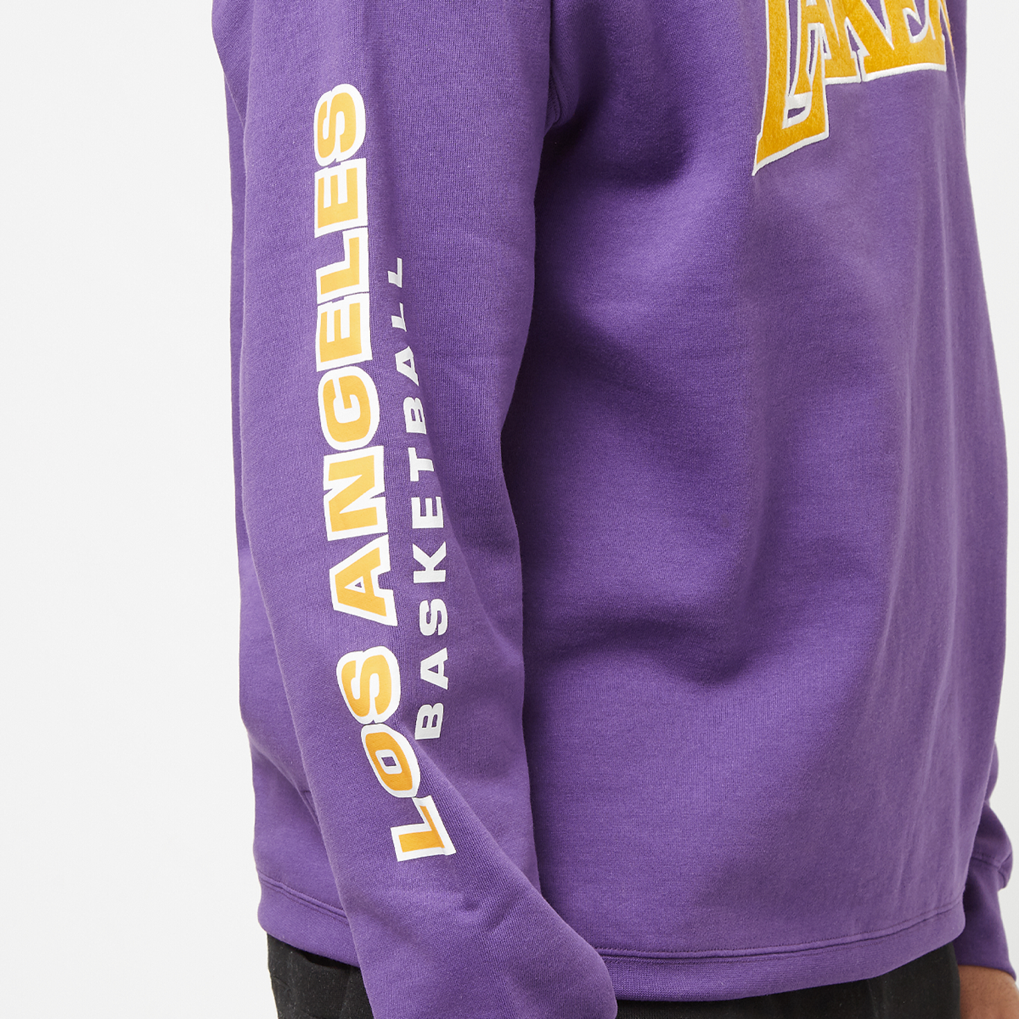 Mitchell&Ness◆NBA Los Angeles Lakers There & Back Fleece LA Lakers Mitchell & Ness Color Blocked Full-Zip Fleece