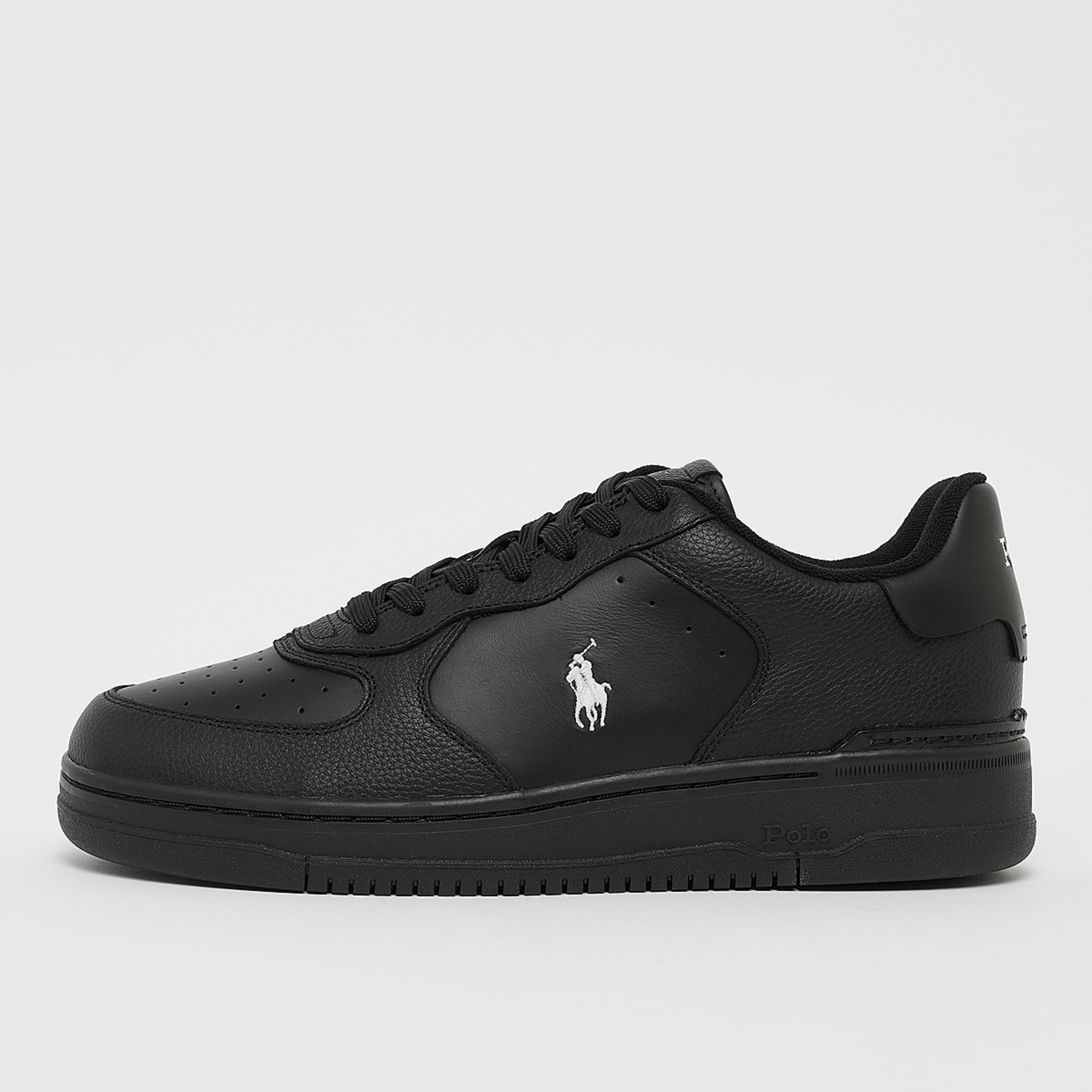 Polo Ralph Lauren Masters Court Leather Sneaker schwarz
