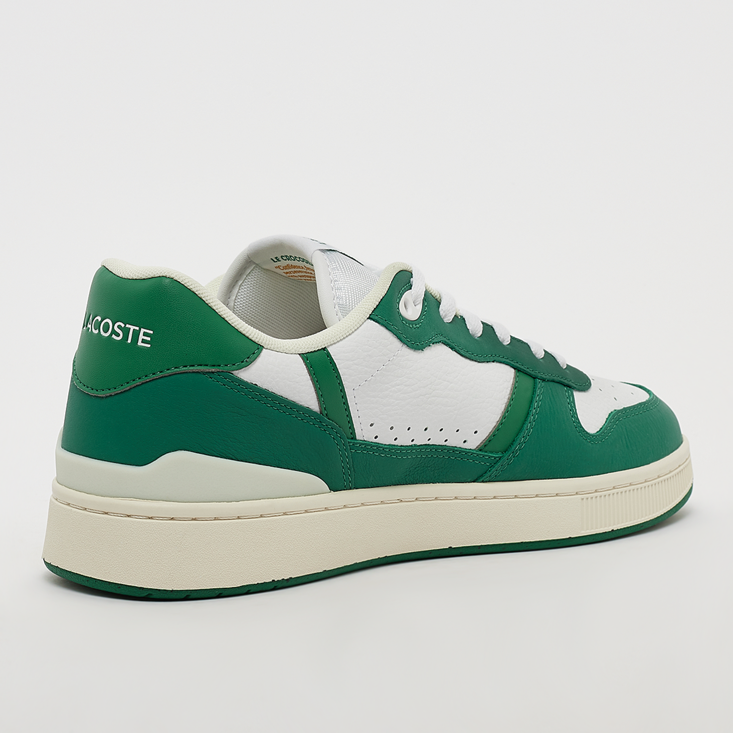 Lacoste Herren-Sneakers T-Clip Set aus Leder grün (48SMA0042-082)