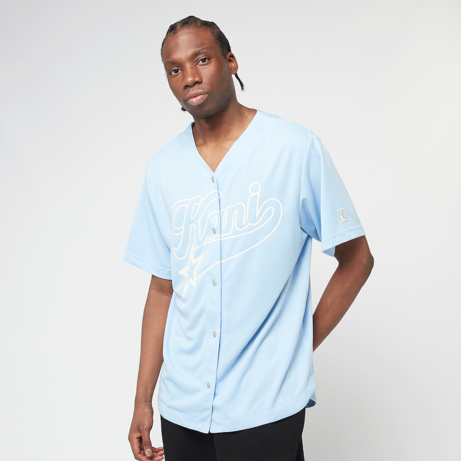 Karl Kani Kani Varsity Star Baseball Shirt blauw (PD00002953)