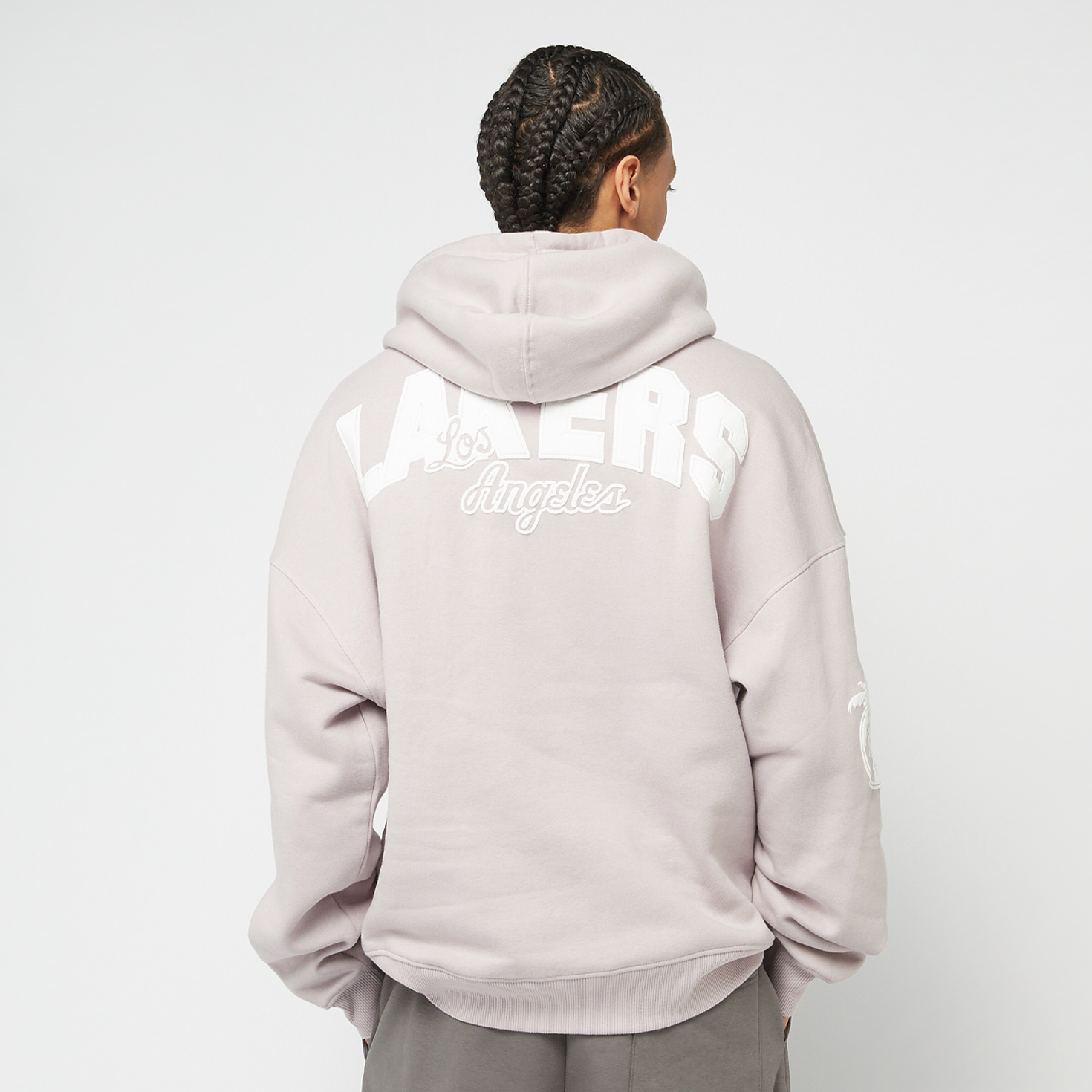 Mitchell&Ness◆NBA Elite Neutrals Oversized Hoodie LA Lakers Mitchell & Ness NBA Elite Neutrals Oversized Hoodie LA