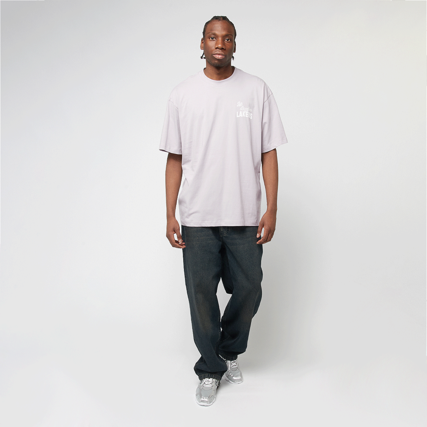 Mitchell&Ness◆NBA Elite Neutrals Oversized Tee LA Lakers Mitchell & Ness NBA Elite Neutrals Oversized Tee LA Lakers