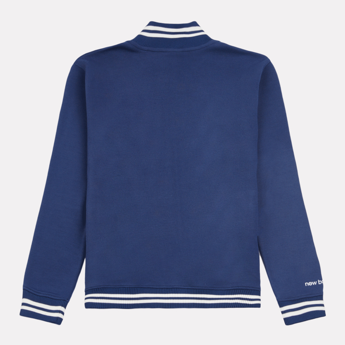 New Balance NB Double Knit Full Zip Funnel Top nb navy blau