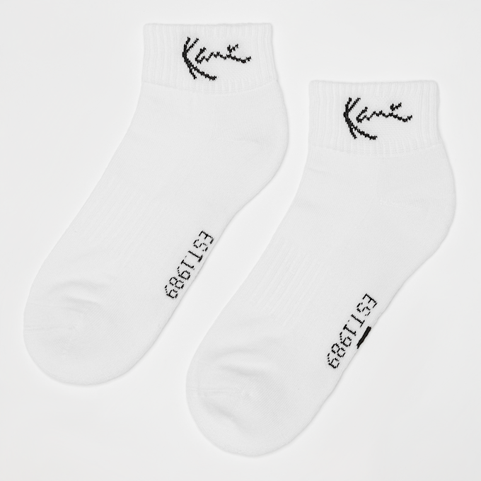 Karl Kani 3 PACK - Signature Ankle Socks weiß 2675 1