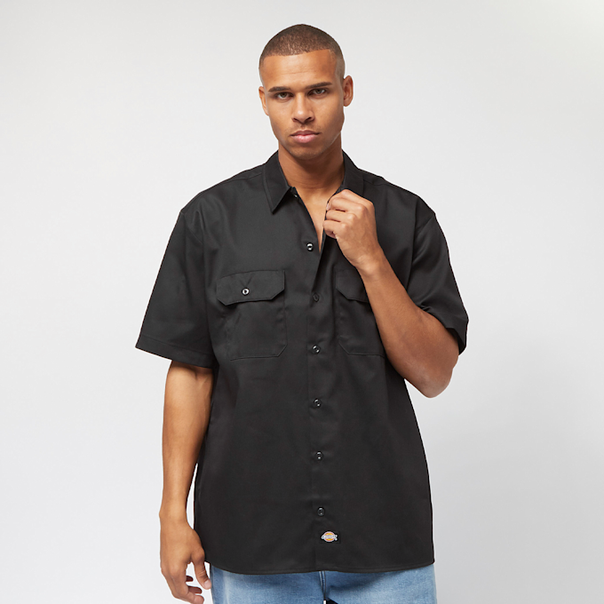 Dickies Work Shirt Short Sleeve Rec preto 3377 1