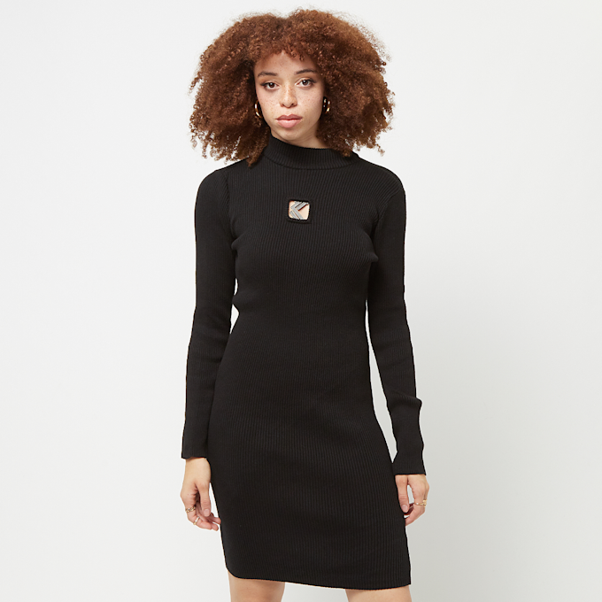 Korango Vamos Vintage Girls Cable Knit Turtle Neck Dress - Grey main image 0