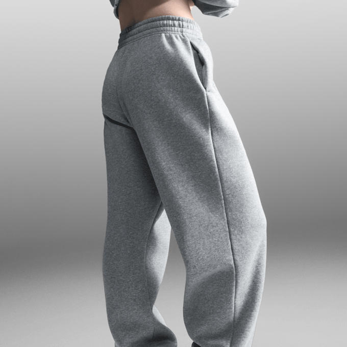 Nike   Sportswear Phoenix Fleece High-Waisted Oversized Sweatpants grigio 24071 3