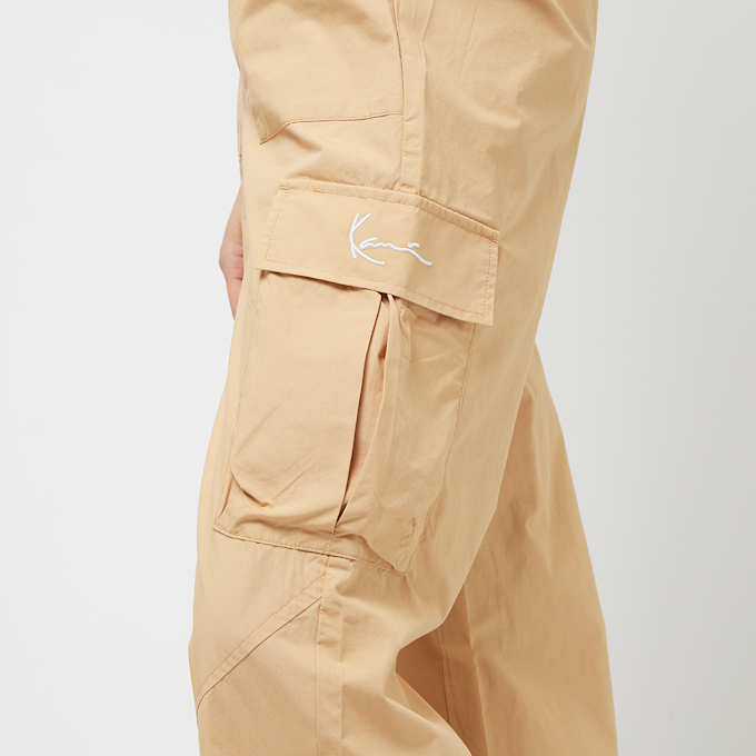 Karl Kani Small Signature Washed Cargo Pants beige 24712 4