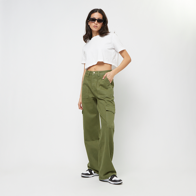 2Y STUDIOS Lona Cargo Jeans vert 29126 7