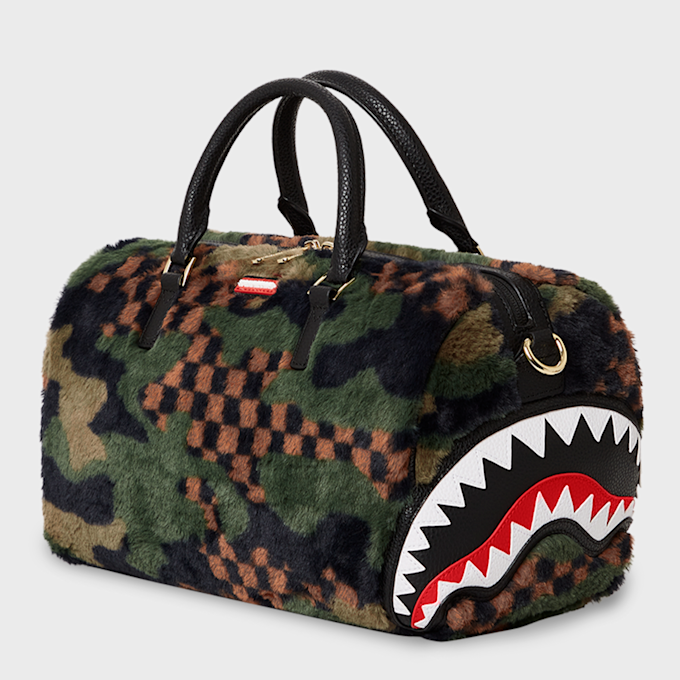 SPRAYGROUND Green 3am Fur Mini Duffel multicolor 29311 2