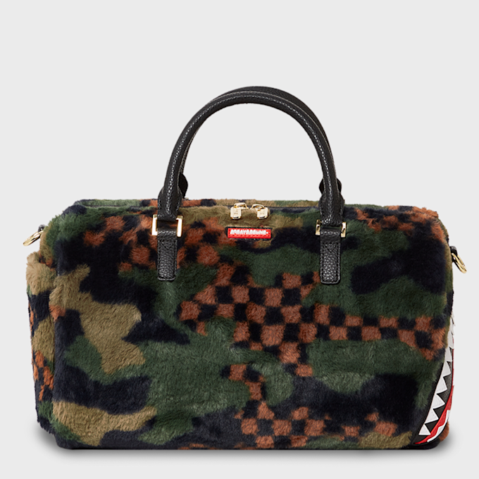 SPRAYGROUND Green 3am Fur Mini Duffel multicolor 29311 3
