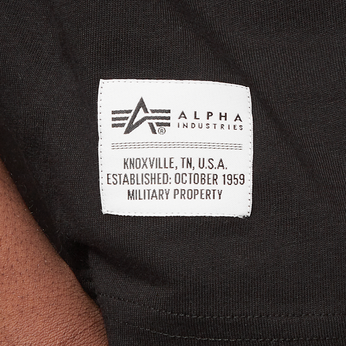Alpha Industries Logo Back Print Tee nero 31773 4