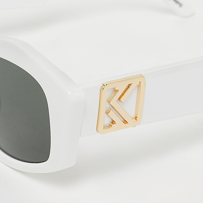 Karl Kani Lunettes de soleil unisexes blanc 32289 3